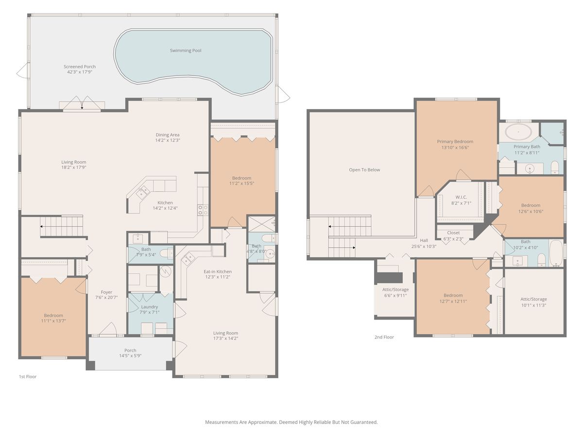 Floor Plan - Both Floors